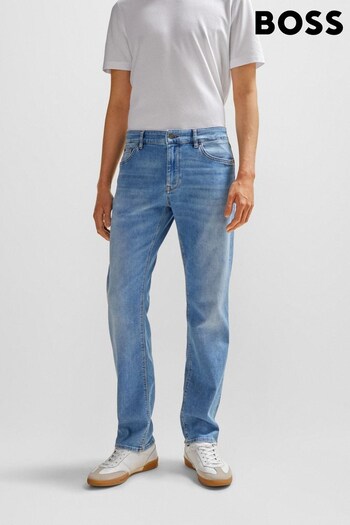 BOSS Blue regular-fit Jeans In Cashmere-touch Denim (N71552) | £179