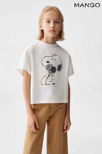 Mango Snoopy Printed T-Shirt (N71576) | £15