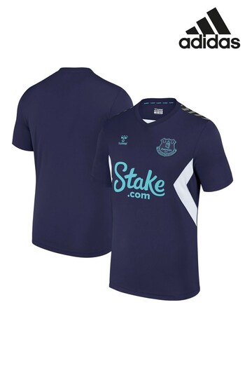adidas Blue Everton Hummel Training Jersey (N71719) | £40