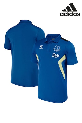 adidas Blue Everton Hummel Training Poly Polo Shirt (N71744) | £40