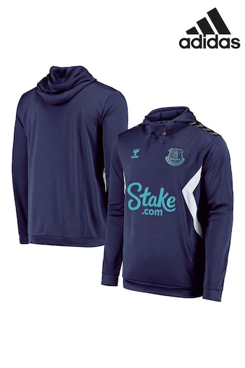 adidas Blue Everton Hummel Training Hoodie (N71757) | £65