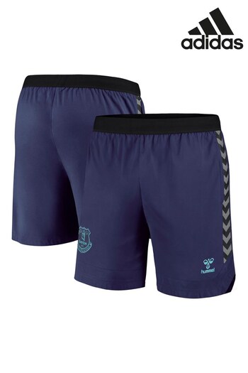 adidas Blue Everton Hummel Training Woven LaOase Shorts (N71776) | £40