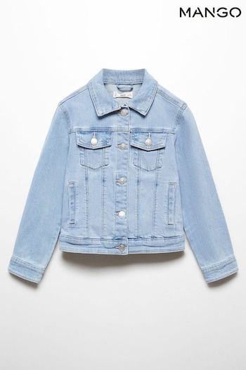 Mango Blue Denim Cotton Jacket (N71836) | £28