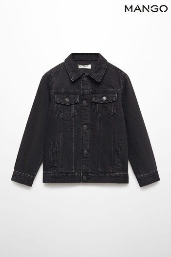 Mango Denim Black Jacket (N71837) | £28