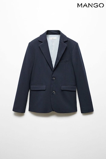 Mango Blue Pockets Suit: Blazer (N71839) | £56