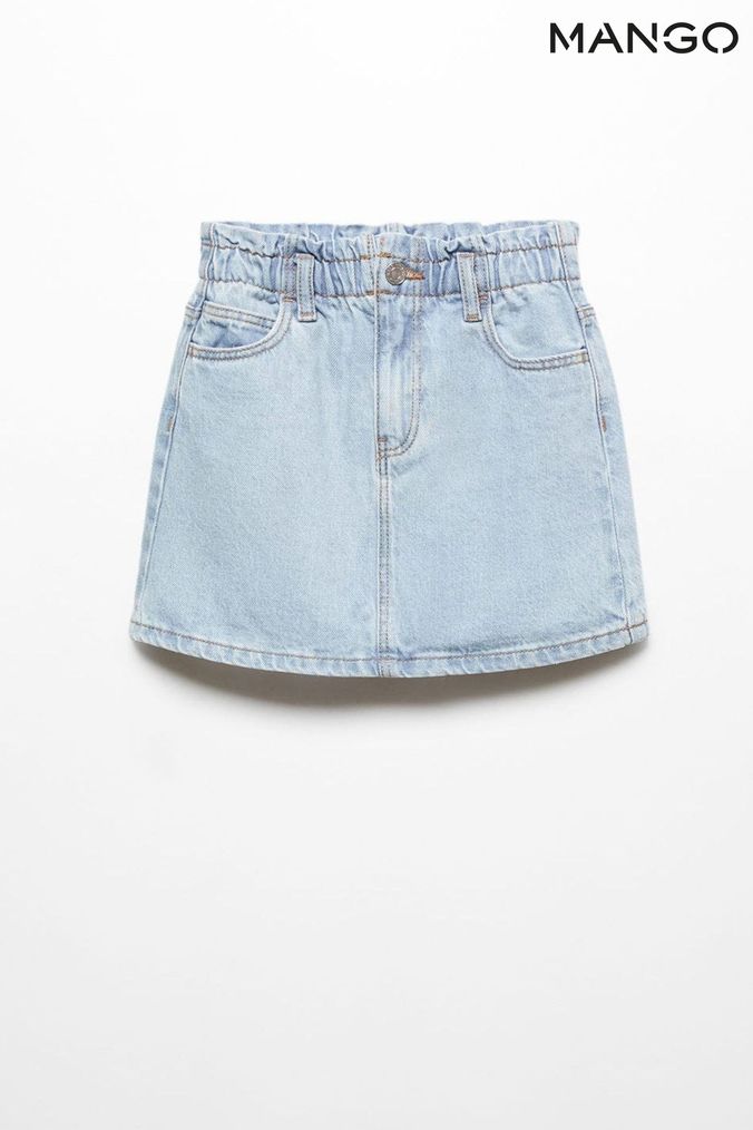 Mango Paperbag Denim Skirt (N71846) | £18