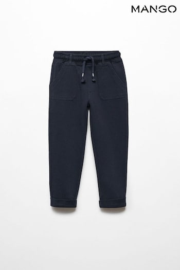Mango Cotton Jogger-Style Trousers Seamless (N71914) | £15