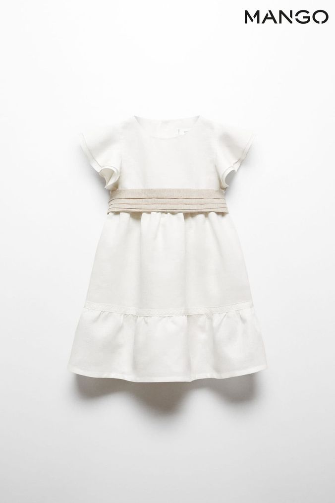 Buy Girls Mango Summer Dress Linen Dresses Online Next UK