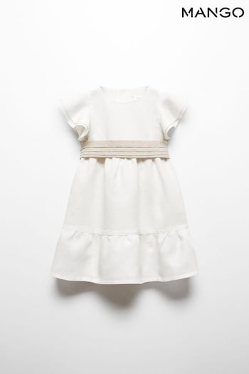 Mango Belt Linen Dress (N72066) | £43