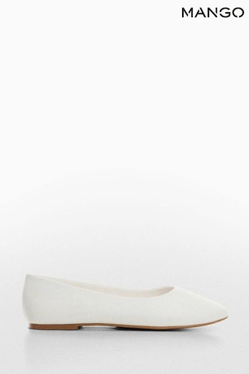 Mango Ines White Shoes (N72069) | £28