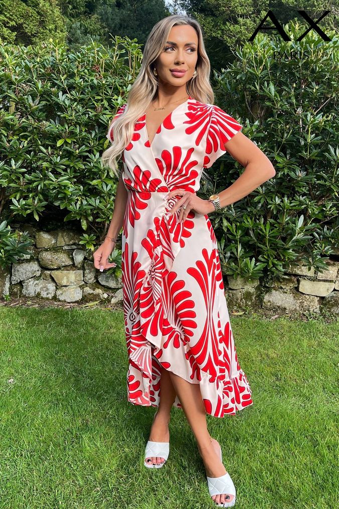 Buy Women s AX Paris PixieGirl Petite Wrap Dresses Online ParallaxShops