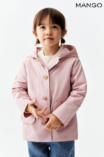 Mango Pink Buttoned Cotton Jacket (N72109) | £33