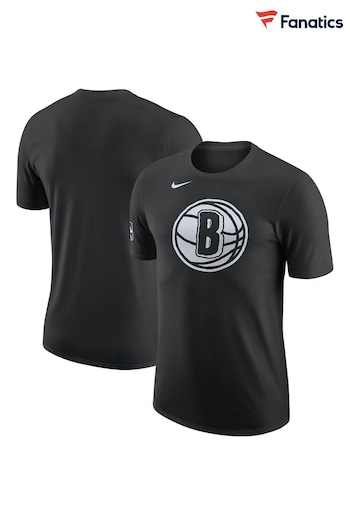 Fanatics NBA Brooklyn Nets City Edition Logo Black T-Shirt (N72268) | £33