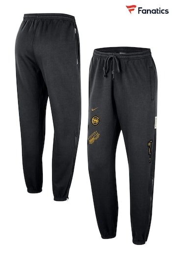 Fanatics NBA Golden State Warriors City Edition Courtside Standard Issue Black Noos Trousers (N72300) | £78