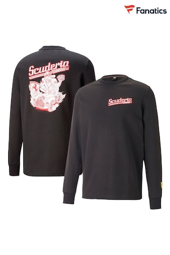 Fanatics Grey Scuderia Ferrari Race Graphic Sweatshirt (N72308) | £104