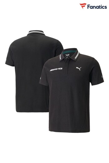 Fanatics Mercedes AMG Petronas F1 Black Polo Shirt (N72319) | £66