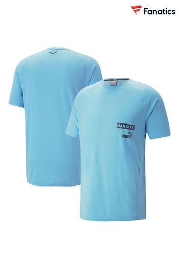 Fanatics Blue Manchester City Casuals T-Shirt (N72414) | £32