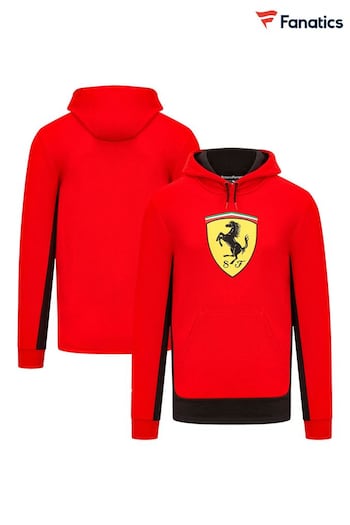 Fanatics Red Scuderia Ferrari Shield Hooded Sweatshirt (N72423) | £85