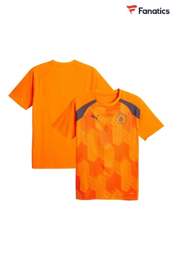 Fanatics Orange Manchester City Pre Match Top (N72457) | £55