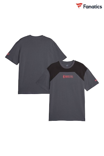 Fanatics Grey AC Milan FtblCulture Graphic T-Shirt (N72459) | £36