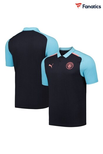 Fanatics Manchester City Casuals Black Polo Shirt (N72469) | £42