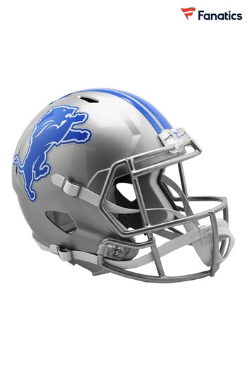 Fanatics Silver NFL Detroit Lions Riddell Speed Replica Helmet (N72508) | £155