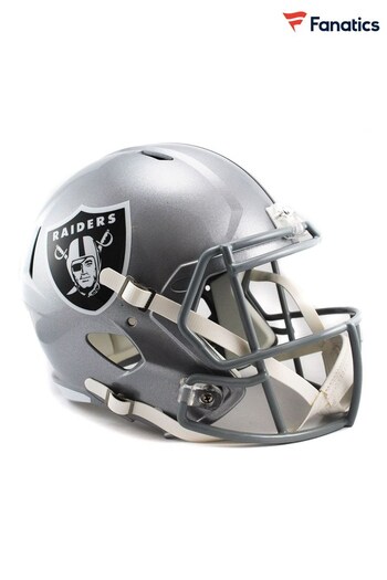 Fanatics Silver NFL Las Vegas Raiders Riddell Speed Replica Helmet (N72530) | £140