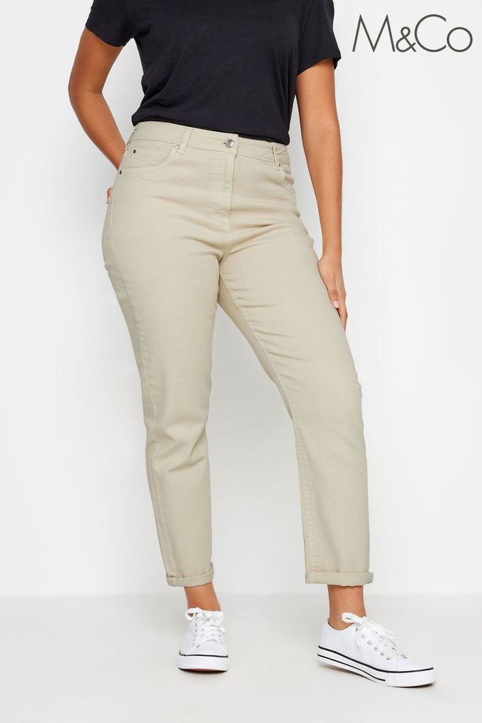 Cream colour shop jeans for ladies