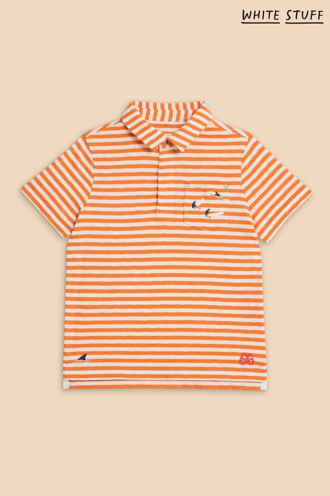 Skechers polo deals shirt kids orange