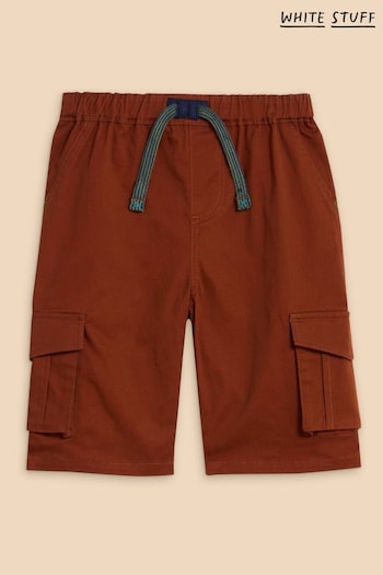 White Stuff Brown Carter Cargo washable Shorts (N72701) | £18