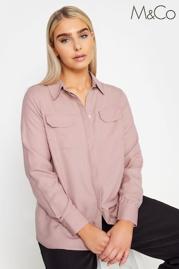 M&Co Pink Utility Shirt (N72708) | £25