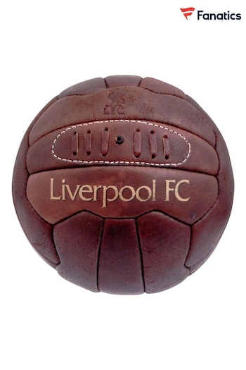 Fanatics Liverpool Retro Leather Brown Football (N72984) | £35