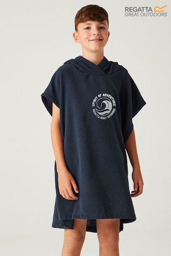 Regatta Blue Kids Towel Robe (N73088) | £14
