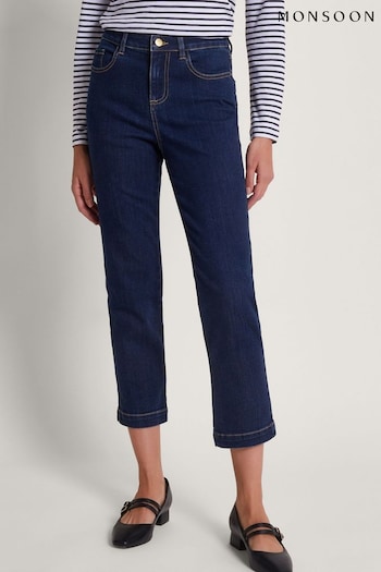 Monsoon Blue Safia 7/8 Denim Jeans (N73127) | £49