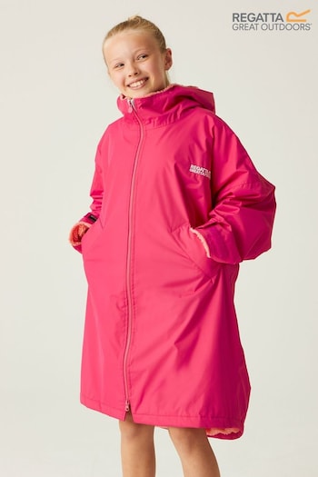 Regatta Pink Junior Waterproof Fleece Lined Changing Robe (N73138) | £49