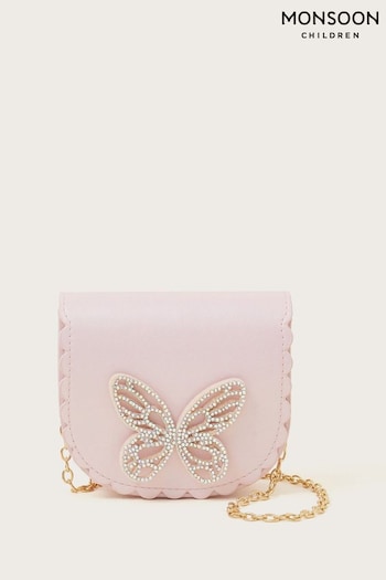 Monsoon Pink Bling Butterfly Bag (N73319) | £13