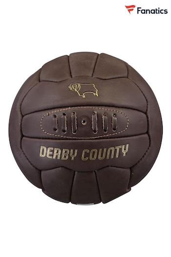 Fanatics Derby County Heritage Brown Football - Size 5 (N73367) | £35
