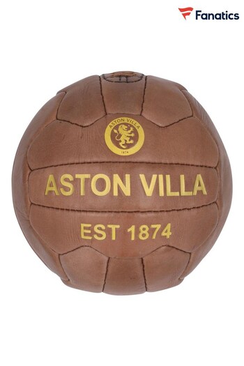 Fanatics Aston Villa Retro Brown Football - Size 5 (N73419) | £40