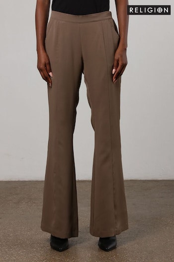 Religion Natural Flux Flared Trousers (N73503) | £60