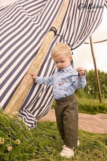 Cath Kidston Blue Print Shirt (3mths-7yrs) (N73661) | £17 - £19