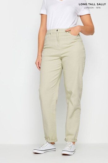 Long Tall Sally Cream Tall Mom dri Jeans (N73706) | £34