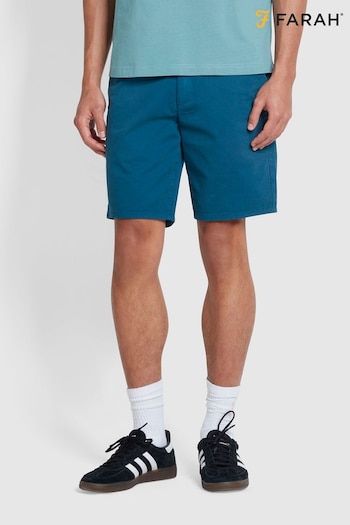 Farah Hawk Garment Dyed Chinos Shorts (N73831) | £65