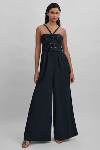 Amur Ruche Detail Wide Leg Jumpsuit (N74231) | £568