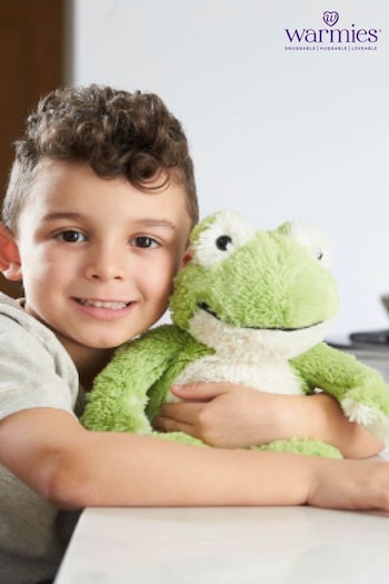 Warmies Green Frog Warmable Plush Toy (N74497) | £20