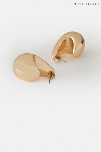 Mint Velvet Gold Tone Teardrop Earrings (N74506) | £25