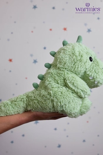 Warmies Green Dinosaur Warmable Plush Toy (N74530) | £20