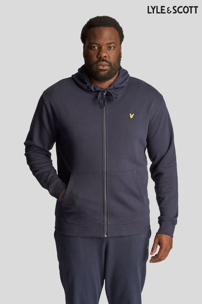 Lyle and scott grey hoodie cheap