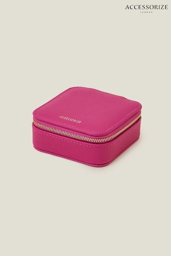 Accessorize Pink Accessorized Medium Square Jewellery Box (N74581) | £20