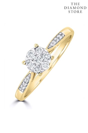 The Diamond Store White 0.25ct H/Si Lab Diamond Engagement Ring (N74620) | £185