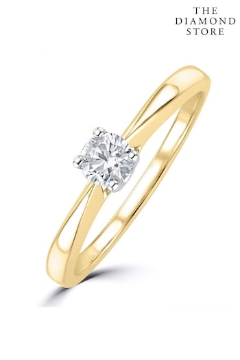 The Diamond Store White 0.25ct H/Si Lab Diamond Engagement Ring (N74630) | £245